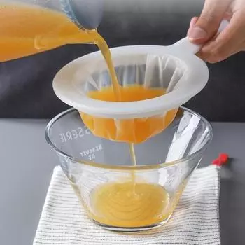 Сито, Сетчатые сита для кухни, Сита с мелкой сеткой, Пищевой фильтр-сито, Фильтр для сока и муки, Сито 1 pc белый