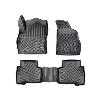 Ситроен Немо (После 2007 года) Высококачественные и прочные резиновые автомобильные коврики — без запаха, нескользящие, долговечные.