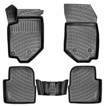 Ситроен С4Х (После 2023 года) Высококачественные и прочные резиновые автомобильные коврики — без запаха, нескользящие, долговечные.