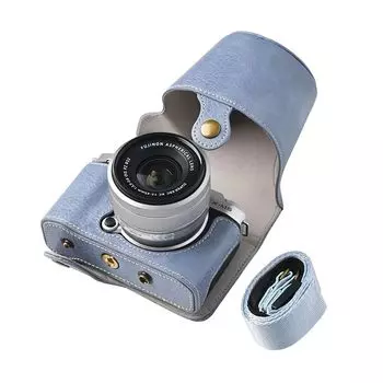 SIUTATDSH чехол для камеры из искусственной кожи, совместимый с пленкой Fuji, FUJIFILM FUJI xm5, чехол-вкладыш для камеры x-m5, держатель, сейсмостойкий/ударопрочный/туалетный (синий)