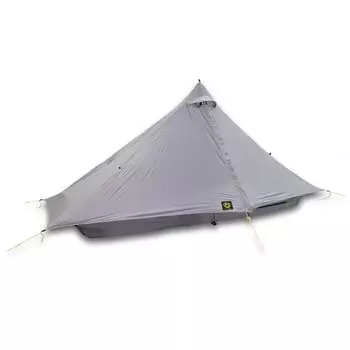 Six Moon Designs Lunar Solo Gray Single Person Ultralight Tent 26oz Backpacking Палатка из полиэстера с силиконовым покрытием для уменьшения растяжения ткани