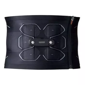 SIXPAD Powersuit Abs размер S Контроллер MTG продается отдельно производитель EMS абдоминальный пояс Не требуется гелевая прокладка Тренировка мышц [Оригинальный продукт] чёрный