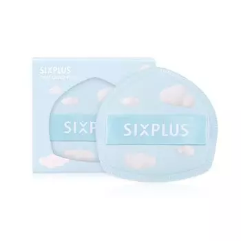 SIXPLUS 1 шт. спонж для макияжа влажный и мягкий, многофункциональный, в форме зефира, синего цвета