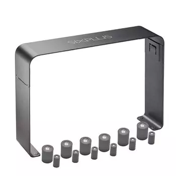 SIXPLUS Magnetic Makeup Brush Holder (Black)