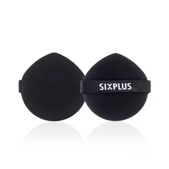 SIXPLUS Sponge 2 Drop Makeup Cosmetic Cushion Fan Inflates with Для влажной и сухой косметики Для обеих целей Black Puff, Pieces, Type, Multifunction, Puff,
