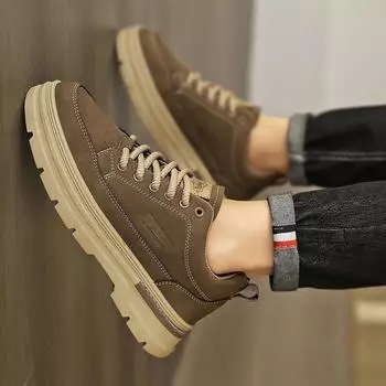 Size 2025 Spring Explosive Tooling Martin Boots Men s New Men s Casual Shoes British Trend Men s Shoes 38