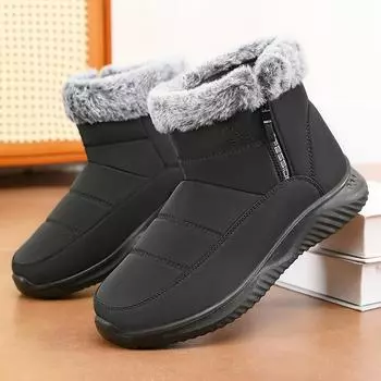 Size 39-44 Men s Women s Snow Boots Unisex Platform Fashion Waterproof Casual Shoes Winter Thick Fur Warm Outdoor Ankle Boots 36