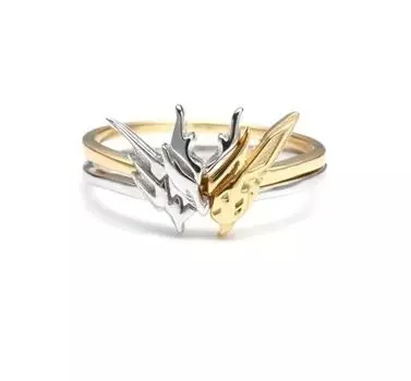 Sizuuenn Masked Rider Build Rabbit Dragon Kiryu Sento Ring Cosplay Set of 2 Free Size Adjustment Accessories Goods Masked Rider Goods Props For