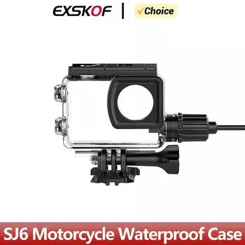 SJCAM SJ6 Мотоциклетный водонепроницаемый чехол с USB-кабелем для SJCAM SJ6 Аксессуары для экшн-камеры с ножками