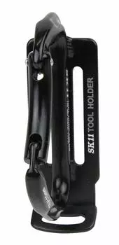 SK11 Aluminum tool hook for belt width 50mm Load capacity 3kg Black Fall prevention cord can be attached (SK11) SATH-MBLACK