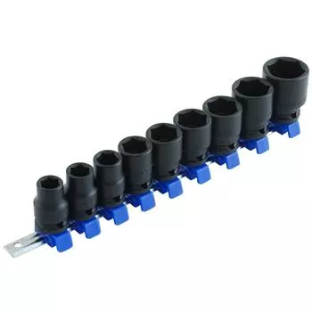 SK11 Impact socket set SHS409P Clip Blue Drive 9 points 1 set (SK11) color angle 12.7mm синий