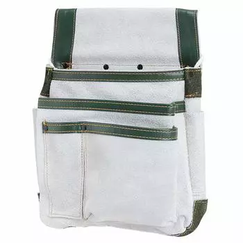 SK11 Кожаный чехол для гвоздей со вставками, прочный (СК11) СМК-350 белый