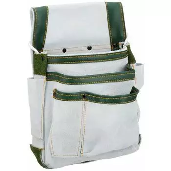 SK11 Кожаный чехол для ногтей со складками SMK-320 Белый