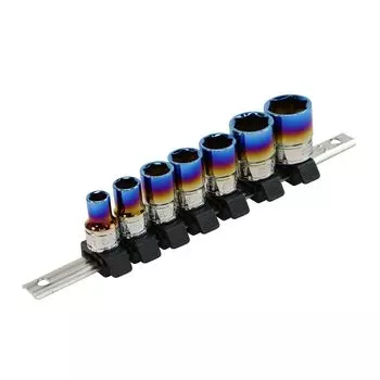 SK11 Набор торцевых головок Угол привода (СК11) 8/10/12/13/14/17/19 мм 9,5 мм (3/8 дюйма) ШС307М-П