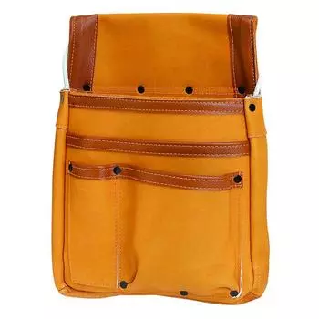 SK11 Оригинальная сумка для гвоздей из коровьей кожи со складками для самостоятельного хранения инструментов (СК11) 350270мм ШМК-БР оранжевый