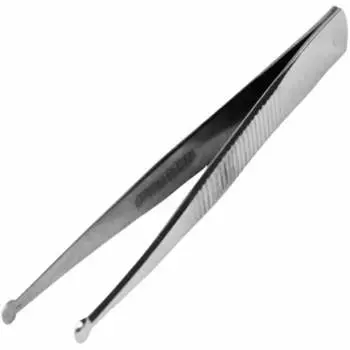 SK11 Пинцет для младенцев с круглым кончиком 100 мм №9