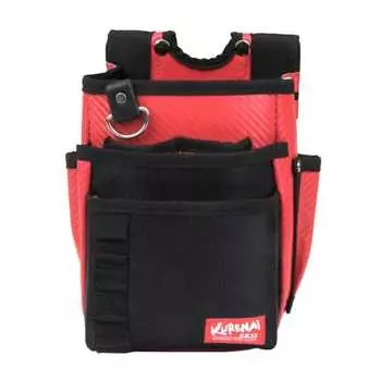 SK11 Red waist bag 3 tiers SKC2-4RD