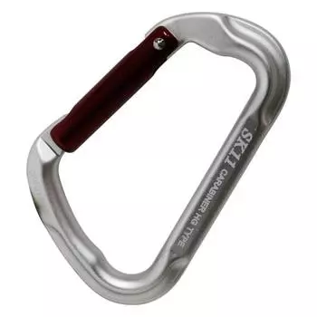 SK11 (SK11) Aluminum Carabiner HG Silver 10E10mm SAC-HG