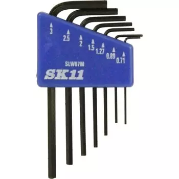 SK11 (SK11) Micro hexagonal wrench set, set of 7, metric size SLW07M