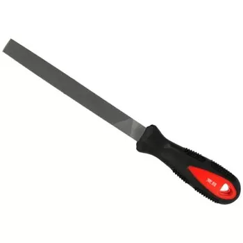 СК11 (СК11) Напильник по металлу с мягкой ручкой, грубый, плоский, 150 мм, с ручкой