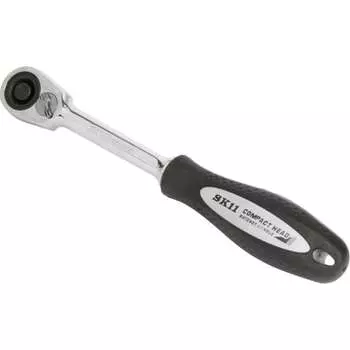 SK11 (SK11) Ratchet handle with grip Drive 9.5mm 3/8 inch SRH3CG