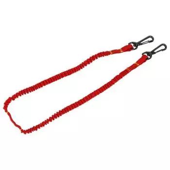 SK11 (SK11) Tangle-resistant cloth safety cord Natural length approx. 730mm Red SSC-1NRD