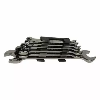 SK11 spanner set Gunmetal finish 6 pieces (SK11) Double-ended SSW-06GMS