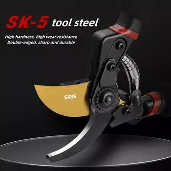 SK5 Ножницы для обрезки фруктовых деревьев Садовые ножницы Садовые секаторы для веток на открытом воздухе Цветочные секаторы Сбор фруктов чёрный