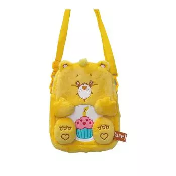 SK Japan Care Bears Plush Pouch Birthday Bear