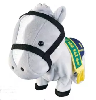 SK Japan Character Fancy Section Thoroughbred Collection Tokotoko Gimmick Мягкая игрушка (Золотой корабль)
