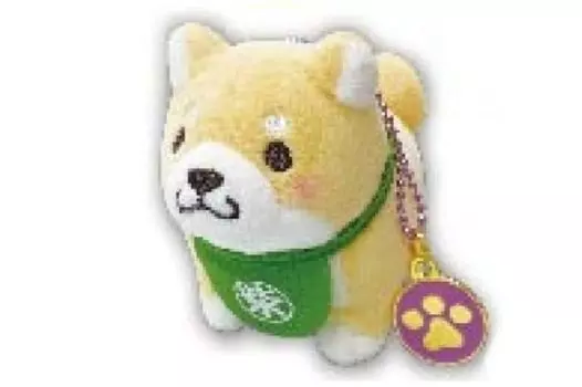 SK Japan Chuken Mochishiba Plush Ball Chain with Charm Kinako 16104