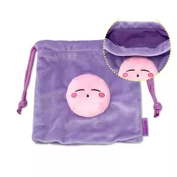 SK Japan Kirby of the Stars Face Mascot Drawstring Suyasuya