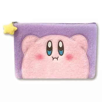 SK Japan Kirby of the Stars Pouch с пушистой вставкой, парящий фиолетовый