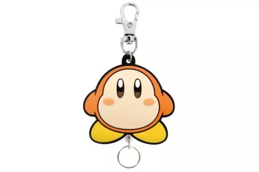 SK Japan Kirby of the Stars Rubber Reel Keychain Waddle Dee