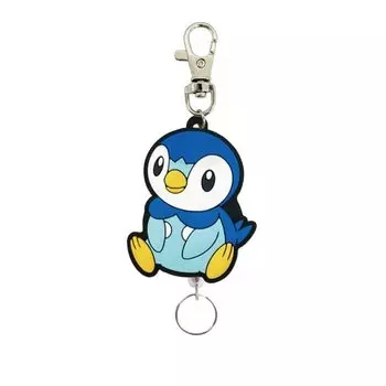SK Japan Pocket Monster Rubber Reel Keychain Piplup