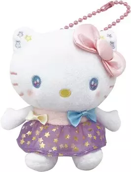 SK Japan Sanrio Yumefuwa плюшевая цепочка с шариками Kitty 16696