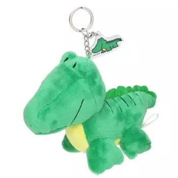 SK Japan Tabekko Animal Plush Toy Key Crocodile 16923 Ring, Acrylic, зелёный