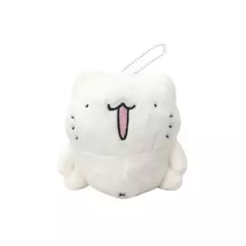 SK Japan Tangled Plush Ball Chain Cat белый