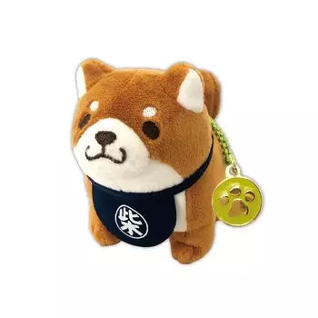 SK Japan World Chuken Mochishiba Plush Toy Ball Chain Okaka Mascot Keychain Dog Free [Perfect Tokyo]