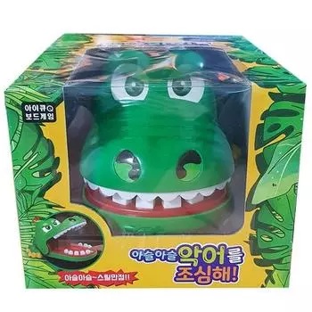 SK Toys Берегись опасного крокодила, рулетка с большими зубами, настольная игра, представительница Кореи