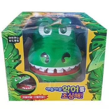 SK Toys Берегитесь крокодила, рулетка с большими зубами, популярная корейская игра