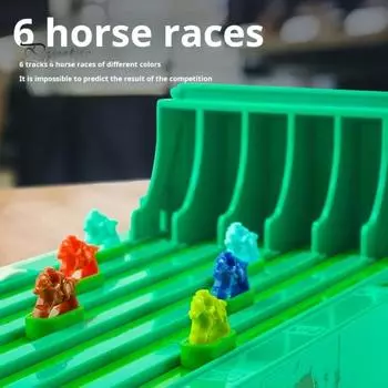 Скачки настольная игра многопользовательская интегративная 6 красочных скачек игрушка семья друзья игра вечеринка реквизит принадлежности Sets