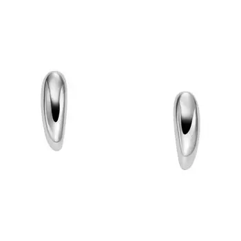 Skagen ANJA PEBBLE Silver Tone Stainless Steel Stud SKJ1853040 Women s Earrings, серебряный