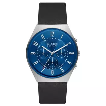 [Skagen] Часы Grenen Chronograph SKW6820 мужские черные подлинные импортные