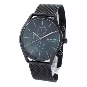 SKAGEN HOLST Черные водонепроницаемые часы с хронографом SKW6651 [Skagen] Мужские [Товар]