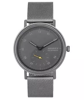 Skagen Kuppel Кварцевые мужские часы из нержавеющей стали с серым циферблатом SKW6891