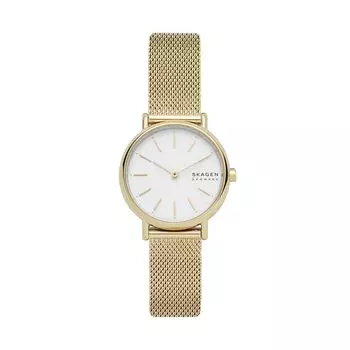 Skagen Signatur SKW2693 японские кварцевые модные женские часы из розового золота и нержавеющей стали [item] золотой