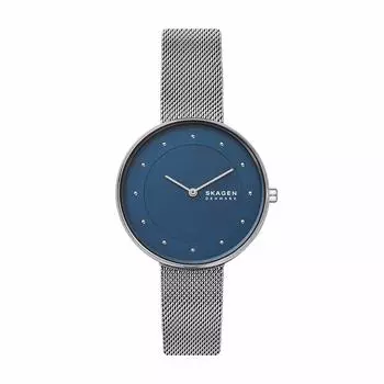SKAGEN skw2809 Gitte женские часы серебряные кварцевые часы Дания SKW2809 серебристый стальной сетчатый