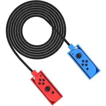 Скакалка для Nintendo Switch Jump Rope Challenge Game, регулируемая скакалка с 2 ручками Joy-Con(10ft) 300*0.6cm синий/красный