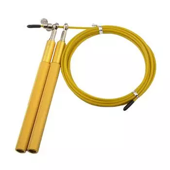 Скакалка с подшипником 3 м, двойная встряхивающая игра, металлическая алюминиевая ручка, фитнес-тренировка, профессиональная скакалка, скорость Crossfit